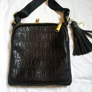 Steve Madden Crossbody Black Travel Bag